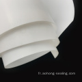 Feuille en plastique PTFE blanche de 2 mm